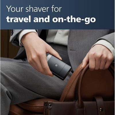 Philips Norelco Wet & Dry Men's Rechargeable Electric On the Go Shaver - PQ888/81