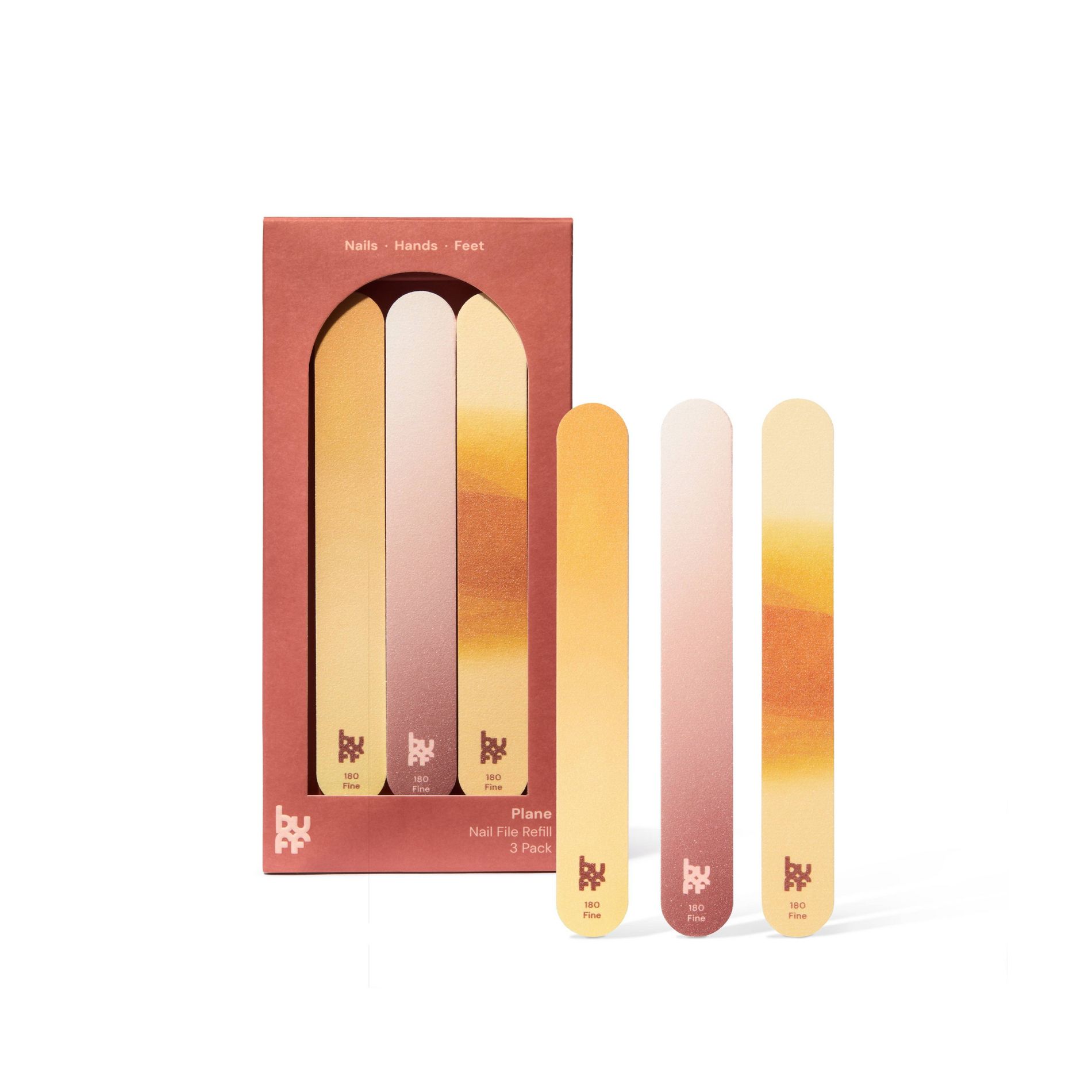 Buff Beauty Plane Nail File Refills - 3pk - Beauty Studio
