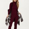 Anna-Kaci Women's 2-Piece Set Ribbed Knit Turtleneck Top and Slim Fit Pants - 4 of 4