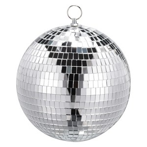 Unique Bargains Party Reflective Hanging Ring Mirror Ball 8 Inches - 1 of 4