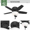 42" Newsome Low Profile Ceiling Fan (Includes LED Light Bulb) - Hunter Fan - image 2 of 4