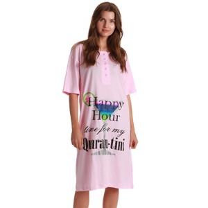 Just Love Short Sleeve Nightgown Sleep Dress for Women Sleepwear - 1 of 3