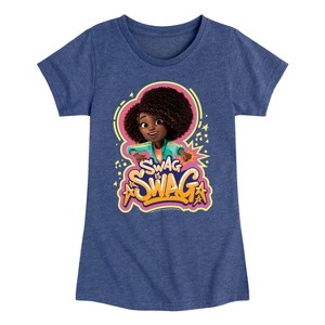 Girls' - Karma's World - Swag Is Swag Fitted Short Sleeve Graphic T-Shirt - 1 of 4