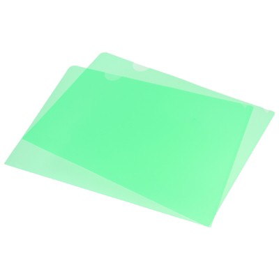 12pcs L Type Folders, A4 Plastic Clear Paper Document Jacket
