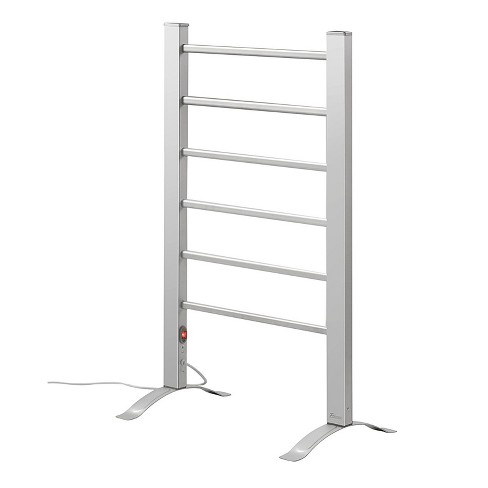 Free standing heated online towel rack