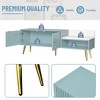 Modern Storage Bench, with Drawers & Removable Cushion, Shoe Bench, for Bedside, Living Room, Entryway, Multiple Design Styles & Color Combinations - 4 of 4