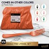Plastic Forks Disposable 50 Pack, Heavy Duty Plastic Silverware, Plastic Cutlery Ideal for Hot and Cold Food, Plastic Utensils - SparkSettings - 2 of 4