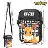 Shoulder Bag Cross Body Bag for Kids - Adjustable Strap Kids Pikachu Small Travel Bag - Gamer Gifts (Black Eevee) - 2 of 4