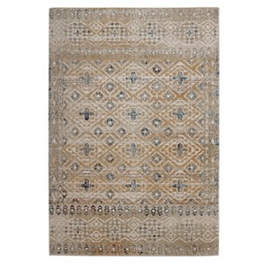 Borley Rug Sand/Blue - Linon - 1 of 4