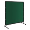 Welding Curtain Screen, Flame-Resistant Vinyl Welding Screen with Frame, 4 Swivel Wheel (2 Lockable) for Workshop and Industrial Protection - 2 of 4