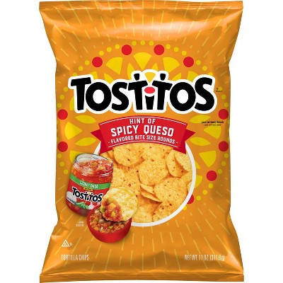 Tostitos Hint of Spicy Queso Bite Size - 11oz