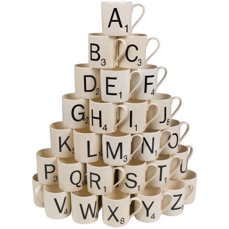 Scrabble Coffee Mug - Choose Your Letters, 1 of 2