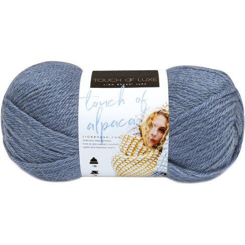 Lion Brand Touch Of Alpaca Yarn-dusty Blue : Target