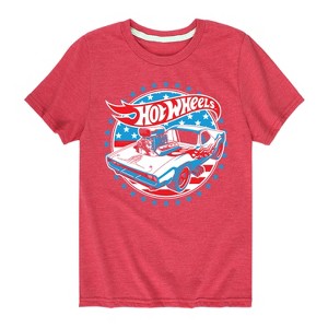 Boys' - Hot Wheels - All American Kid Short Sleeve Graphic T-Shirt - 1 of 4