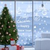 Unique Bargains Christmas Decorations for Windows and Home Christmas Window Clings Party Supplies White 1 Set - 2 of 4