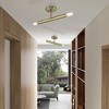Livex Lighting Copenhagen 2 - Light Semi-Flush Mount in  Antique Brass - 2 of 4