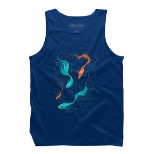 Men's Design By Humans Neon Float By StevenToang Tank Top - 1 of 3
