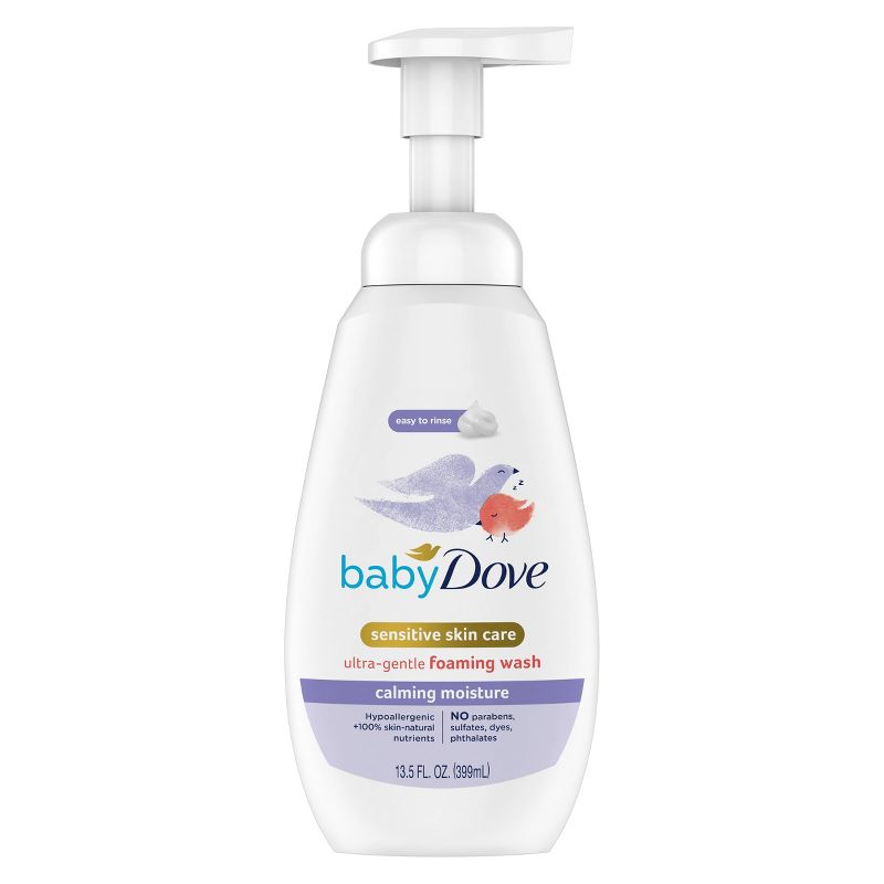 Baby Dove Calming Moisture Foaming Bath Wash - 13.5 fl oz, 3 of 7