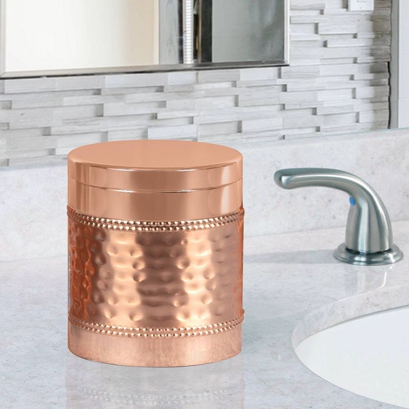 Stainless Steel Bathroom Vanity Countertop Storage Organizer Canister Jar Copper - Nu Steel, 6 of 7