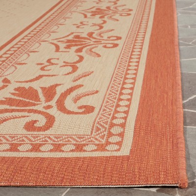 Terra Square 7'10" Synthetic Indoor/Outdoor Stain-Resistant Rug