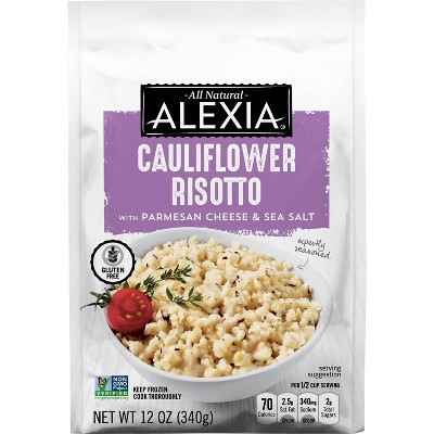 Alexia Gluten Free Frozen Cauliflower Risotto with Parmesan & Sea Salt - 12oz