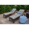 Casual Cushion Solid Sunbrella Fabric 1-Piece Indoor/Outdoor Lumbar Pillow, 22"W x 9"L - 2 of 4
