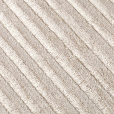 Ivory Faux Fur Reversible Winter Throw Blanket 50"x60"