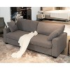 83 Inch Sofa, Comfy Couch, Modern Sofa, 3 Seater Sofa with Deep Seat, Lounge Cozy Sofa for Living Room Apartment Small Space, Corduroy Sofa - 2 of 4