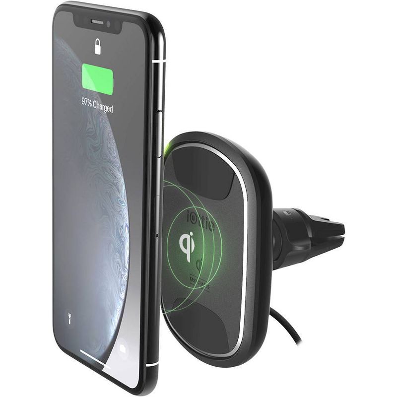 iOttie iTap Wireless 2 Fast Charging Magnetic Air Vent Mount for iPhones and Androids- Black, 1 of 10