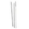 Norpro 11-inch Stainless Steel Drinking Straws Set with Cleaning Brush - 4 of 4