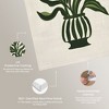 Art Remedy Green Vase I Minimalistic Botanical and Floral Art Prints Unframed - 4 of 4