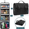 PAVILIA Travel Hanging Toiletry Bag Women Men, Large Capacity Makeup Kit, Waterproof Cosmetic Storage Organizer Case - 2 of 4