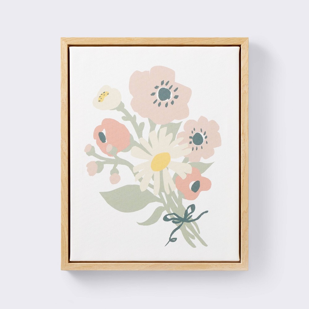 Photos - Wallpaper 11x14 Framed Canvas - Floral - Cloud Island™