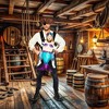 Seeing Red Pirate & Mermaid Baby Carrier Costume - 3 of 4