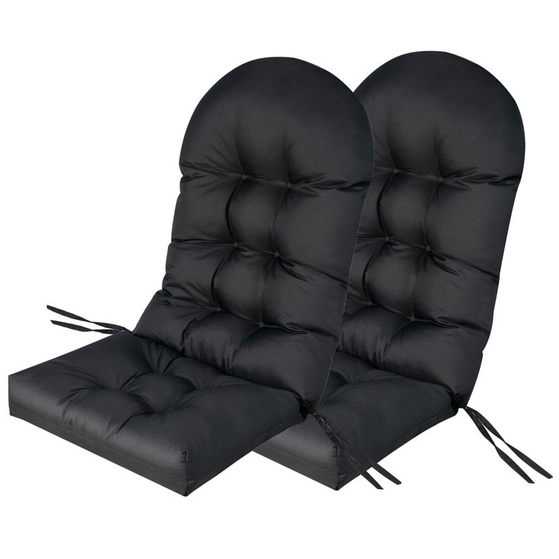 Tangkula Set of 2 Patio Adirondack Chair Cushion High Back Fade Resistant 5" Seat Pad Patio, 2 of 7