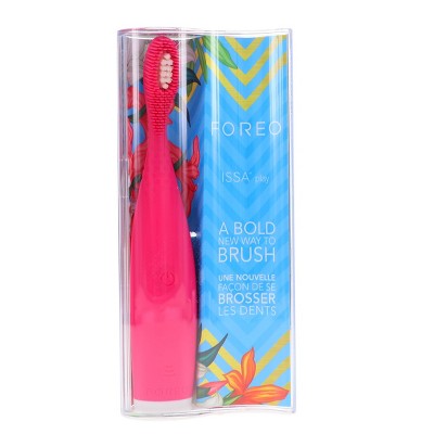 FOREO ISSA play Silicone Electric Toothbrush, Wild Strawberry