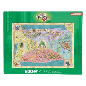 Aquarius Puzzles The Wizard Of Oz Map 500 Piece Jigsaw Puzzle - 1 of 4