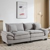 CAVINAS Corduroy Couch, Modern Love Seat, Upholstered Sofas, Modular Sofa for Living Room, Bedroom - 3 of 4