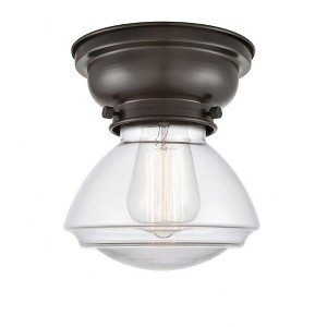 Olean - 1 Light Flush Mount In Industrial Style-6.4 Inches Tall and 6.75 Inches Wide - 1 of 1