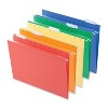 Universal Hanging File Folders 1/5 Tab 11 Point Letter Assorted Colors ...