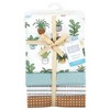 Hudson Baby Cotton Rich Flannel Receiving Blankets, Plants, One Size - 2 of 4
