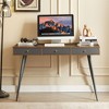 PAGED 47.24" Office Desk with Drawers,Writing Desk with USB Ports and Power Outlet,Multifunctional Home Office Desk for Home,Office - 2 of 4
