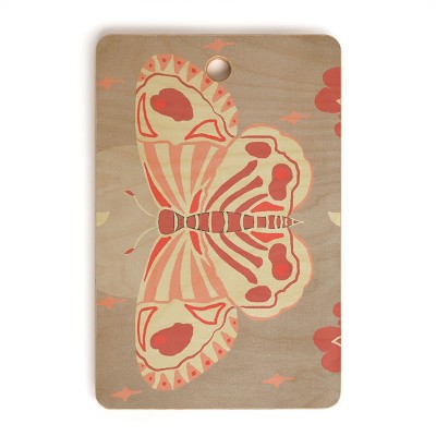 Viviana Gonzalez Vintage Butterfly Rectangle Cutting Board - Deny Designs