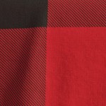buffalo check - red/black
