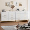 Whizmax Dresser for Bedroom with 8 Drawer, TV Stand Dressers Chest of Drawers for Living Room Hallway Entryway - 3 of 4
