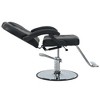 Classic Reclining Barber Chair Salon Chair with Heavy Duty Hydraulic Pump 360°Rotation Chair Shampoo Beauty Salon Equipment Max Load Weight 330 Lbs - 4 of 4