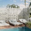 Dovelina Metal Outdoor Privacy Screen Freestanding Patio Decorative Screens - 4 of 4