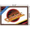 Trends International NHL Vancouver Canucks - Retro Logo 19 Framed Wall Poster Prints - 3 of 4