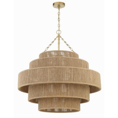 Crystorama Lighting Shyla 20 - Light Chandelier in  Soft Gold