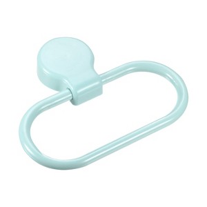 Unique Bargains ABS Waterproof Sturdy Self-Adhesive Ring Bathroom Towel Holders - 1 of 4
